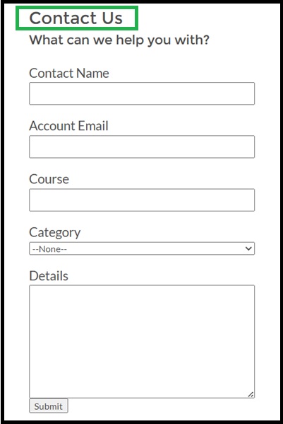 Contact Form