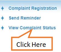 click on complaint status