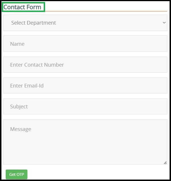 Contact Form